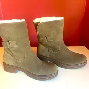 ABEO Vista Mid Boots for Women - Water Resistant Leather - Built-In Orthotic